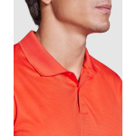 Poloshirt van gerecycled polyester 125 g/m² Roly Direct Tormo kleur donker oranje detailweergave 1