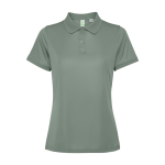Dames polo van gerecycled polyester 125 g/m² Roly Direct Tormo kleur olijfgroen tweede weergave