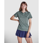 Dames polo van gerecycled polyester 125 g/m² Roly Direct Tormo kleur olijfgroen eerste gebruiksweergave