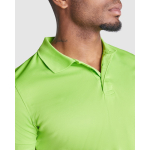 Polo van piqué polyester korte mouwen 150 g/m² Roly Direct Monzha kleur turkoois detailweergave 1