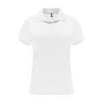 Dames polo van piqué polyester 150 g/m² Roly Direct Monzha kleur wit tweede weergave