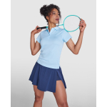 Dames polo van piqué polyester 150 g/m² Roly Direct Monzha kleur wit vierde gebruiksweergave
