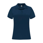 Dames polo van piqué polyester 150 g/m² Roly Direct Monzha kleur marineblauw tweede weergave