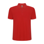 Poloshirt in piqué 220 g/m² Roly Direct Pegaso Premium kleur rood tweede weergave