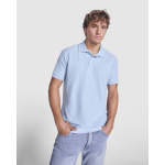 Poloshirt in piqué 220 g/m² Roly Direct Pegaso Premium kleur wit vierde gebruiksweergave