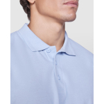 Poloshirt in piqué 220 g/m² Roly Direct Pegaso Premium kleur wit detailweergave 1