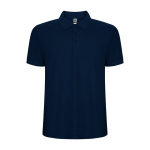Poloshirt in piqué 220 g/m² Roly Direct Pegaso Premium kleur marineblauw tweede weergave