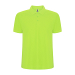 Poloshirt in piqué 220 g/m² Roly Direct Pegaso Premium kleur neon groen tweede weergave