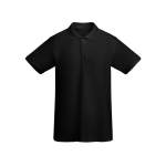 Poloshirt van biologisch katoen 210 g/m² Roly Direct Prince kleur zwart tweede weergave