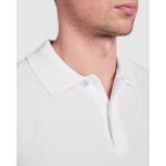 Poloshirt van biologisch katoen 210 g/m² Roly Direct Prince kleur wit detailweergave 1