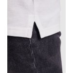 Poloshirt van biologisch katoen 210 g/m² Roly Direct Prince kleur wit detailweergave 2
