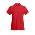 Dames polo van biologisch katoen 210 g/m² Roly Direct Prince kleur rood tweede weergave