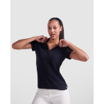 Dames polo van biologisch katoen 210 g/m² Roly Direct Prince kleur rood eerste gebruiksweergave