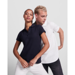 Dames polo van biologisch katoen 210 g/m² Roly Direct Prince kleur rood derde gebruiksweergave