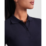 Dames polo van biologisch katoen 210 g/m² Roly Direct Prince kleur rood detailweergave 1