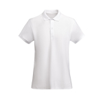 Dames polo van biologisch katoen 210 g/m² Roly Direct Prince kleur wit tweede weergave