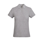 Dames polo van biologisch katoen 210 g/m² Roly Direct Prince kleur lichtgrijs tweede weergave