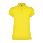 Dames poloshirt van piqué katoen 200 g/m² Roly Direct Star kleur geel tweede weergave