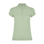 Dames poloshirt van piqué katoen 200 g/m² Roly Direct Star kleur mist groen tweede weergave