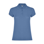Dames poloshirt van piqué katoen 200 g/m² Roly Direct Star kleur riviera blauw tweede weergave