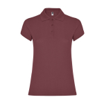 Dames poloshirt van piqué katoen 200 g/m² Roly Direct Star kleur mahonie tweede weergave