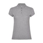 Dames poloshirt van piqué katoen 200 g/m² Roly Direct Star kleur lichtgrijs tweede weergave