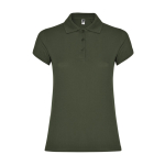 Dames poloshirt van piqué katoen 200 g/m² Roly Direct Star kleur donkergroen tweede weergave