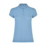 Dames poloshirt van piqué katoen 200 g/m² Roly Direct Star kleur lichtblauw tweede weergave