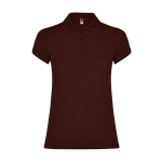 Dames poloshirt van piqué katoen 200 g/m² Roly Direct Star kleur donker bruin tweede weergave