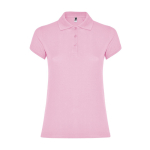 Dames poloshirt van piqué katoen 200 g/m² Roly Direct Star kleur lichtroze tweede weergave