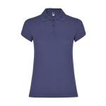 Dames poloshirt van piqué katoen 200 g/m² Roly Direct Star kleur jeans blauw tweede weergave