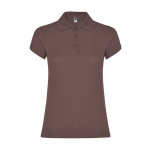 Dames poloshirt van piqué katoen 200 g/m² Roly Direct Star kleur onverzadigd rood tweede weergave