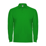 Poloshirt met lange mouwen 220 g/m² Roly Direct Estrella kleur bosgroen tweede weergave