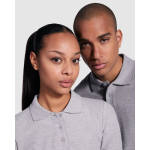 Poloshirt met lange mouwen 220 g/m² Roly Direct Estrella kleur marineblauw detailweergave 3