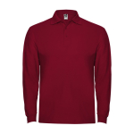 Poloshirt met lange mouwen 220 g/m² Roly Direct Estrella kleur granaat tweede weergave
