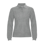 Dames polo met lange mouwen 220 g/m² Roly Direct Estrella kleur lichtgrijs tweede weergave