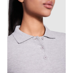 Dames polo met lange mouwen 220 g/m² Roly Direct Estrella kleur marineblauw detailweergave 1