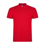 Heren poloshirt van piqué katoen 200 g/m² Roly Direct Star kleur rood tweede weergave