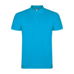 Heren poloshirt van piqué katoen 200 g/m² Roly Direct Star kleur turkoois tweede weergave