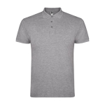 Heren poloshirt van piqué katoen 200 g/m² Roly Direct Star kleur lichtgrijs tweede weergave