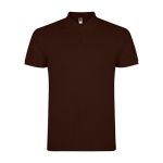 Heren poloshirt van piqué katoen 200 g/m² Roly Direct Star kleur donker bruin tweede weergave
