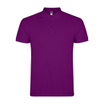 Heren poloshirt van piqué katoen 200 g/m² Roly Direct Star kleur paars tweede weergave