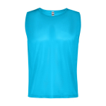Uniseks sporthemd van ademend polyester 90 g/m² Roly Direct Roma kleur turkoois tweede weergave