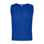 Uniseks sporthemd van ademend polyester 90 g/m² Roly Direct Roma kleur koningsblauw tweede weergave