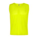 Uniseks sporthemd van ademend polyester 90 g/m² Roly Direct Roma kleur neon geel tweede weergave