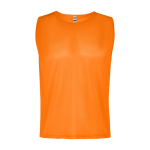 Uniseks sporthemd van ademend polyester 90 g/m² Roly Direct Roma kleur neon oranje tweede weergave