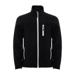 Softshell jas met elastaan 300 g/m² Roly Direct Antartida kleur zwart tweede weergave