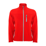 Softshell jas met elastaan 300 g/m² Roly Direct Antartida kleur rood tweede weergave