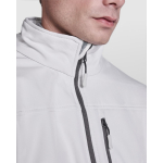 Softshell jas met elastaan 300 g/m² Roly Direct Antartida kleur gebroken wit detailweergave 1
