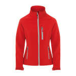 Softshell jas voor dames 300 g/m² Roly Direct Antartida kleur rood tweede weergave